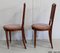 Art Deco Chairs in Solid Mahogany, Early 20th Century, Set of 2, Image 20