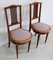 Art Deco Chairs in Solid Mahogany, Early 20th Century, Set of 2, Image 2