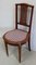 Art Deco Stühle aus Solidem Mahagoni, Frühes 20. Jahrhundert, 2er Set 6