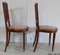 Art Deco Chairs in Solid Mahogany, Early 20th Century, Set of 2 19