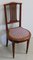 Art Deco Chairs in Solid Mahogany, Early 20th Century, Set of 2, Image 5