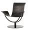 Arch Chair in Black Leather by Martin Hirth for Favius 3
