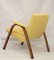 Fauteuil Bow Wood Vintage en Tissu Kenzo de Steiner, 1950s 13