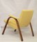 Vintage Bow Wood Armchair in Kenzo Fabric from Steiner, 1950s, Image 13