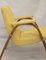 Vintage Bow Wood Armlehnstuhl aus Kenzo Stoff von Steiner, 1950er 11