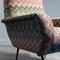 Vintage Armchair in Missoni Fabric by Marco Zanuso, 1960s, Image 5