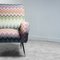 Vintage Armchair in Missoni Fabric by Marco Zanuso, 1960s 2