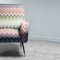 Vintage Armchair in Missoni Fabric by Marco Zanuso, 1960s, Image 2