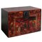 Red Painted Shanxi Opera Trunk, Image 1