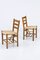 Oak & Paper Cord Church Chairs by Viggo Hardie-Fischer for Sorø Stolefabrik, Denmark, 1950s, Set of 10, Image 4