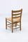 Oak & Paper Cord Church Chairs by Viggo Hardie-Fischer for Sorø Stolefabrik, Denmark, 1950s, Set of 10, Image 5