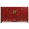 Decorative Red Lacquer Dongbei Sideboard, Image 2