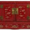 Decorative Red Lacquer Dongbei Sideboard, Image 5