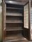 Walnut and Lead Glass Bookcase, Italy, 1950s, Image 8