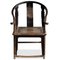 Fauteuil Horseshoe avec Bat Carving 1