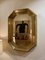 Mid-Century Brass Mirror, 1950s, Image 4