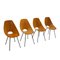 Italian Medea Chairs by Vittorio Nobili, 1950s, Set of 4 2