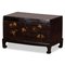 Black Painted Blanket Chest on Stand 1