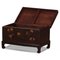 Black Painted Blanket Chest on Stand 2