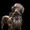 Antique English Victorian Decorative Brass Retriever Statue Dog Ornament 10