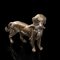 Antique English Victorian Decorative Brass Retriever Statue Dog Ornament 7