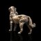 Antique English Victorian Decorative Brass Retriever Statue Dog Ornament 6