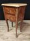 Louis XV Style Marquetry Bedside Tables, Set of 2 2