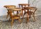 Petites Tables en Osier, Italie, 1950s, Set de 4 2