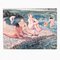 Painting of Women on the Beach at Pegli by Valente Assenza, Image 3