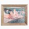 Painting of Women on the Beach at Pegli by Valente Assenza 1