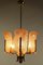 Aventurine Glass MCM Chandelier by Carl Fagerlund for Orrefors, Sweden 7