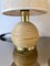 Italian Rattan & Brass Table Lamps, 1970s, Set of 2, Image 8