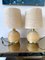 Italian Rattan & Brass Table Lamps, 1970s, Set of 2 2