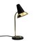 Mid-Century Adjustable Brass Table Lamp Attributed to Jacques Biny for Luminalité, 1950s, Image 1