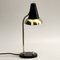 Mid-Century Adjustable Brass Table Lamp Attributed to Jacques Biny for Luminalité, 1950s, Image 3