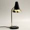 Verstellbare Mid-Century Messing Tischlampe von Jacques Biny für Luminalité, 1950er 3