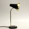 Mid-Century Adjustable Brass Table Lamp Attributed to Jacques Biny for Luminalité, 1950s, Image 4