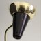 Lampe de Bureau Ajustable Mid-Century en Laiton, 1950s 11
