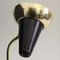 Mid-Century Adjustable Brass Table Lamp Attributed to Jacques Biny for Luminalité, 1950s, Image 11