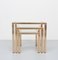 Brass Nesting Tables by Pierre Vandel, France, 1970s, Set of 3, Image 15