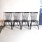 Scandinavian Wooden Dining Chairs from Hagafors, 1960s, Set of 4, Image 1