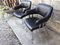 Vintage Chairs in Black Leatherette, Set of 2 5