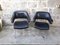 Vintage Chairs in Black Leatherette, Set of 2, Image 1