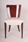 Restored Czech Art Deco Mahogany Chair by Jindrich Halabala for UP Závody, 1940s 2