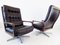 Black Leather Chair by Eugen Schmidt for Solo Form, Set of 2, Image 10