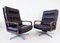 Black Leather Chair by Eugen Schmidt for Solo Form, Set of 2 7