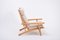 Mid-Century Modern Danish GE 375 Easy Chair by Hans J. Wegner for Getama, Image 8