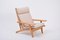 Mid-Century Modern Danish GE 375 Easy Chair by Hans J. Wegner for Getama, Image 1