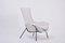 Mid-Century Modern Italian Grey Lounge Chair by Augusto Bozzi for Fratelli Saporiti 2