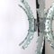 Lámpara de araña italiana Mid-Century de cristal tallado de Zeroquattro, Imagen 3